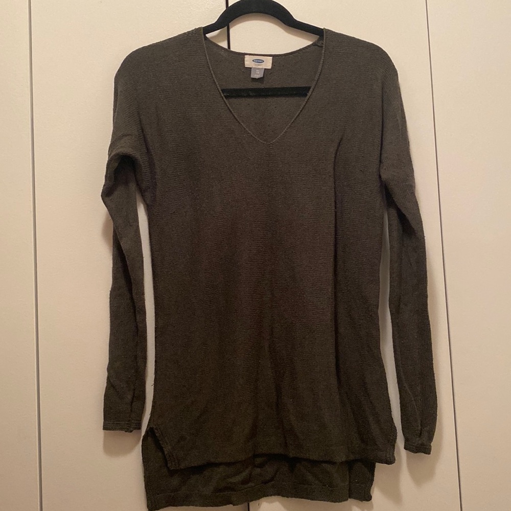 Forrest green knit sweater